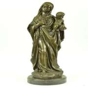 Mother Virgin Mary Bronze Statue