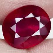 Glistening 6.12ct blood red Ruby