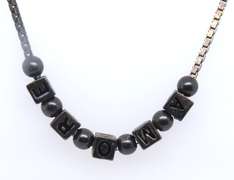 Vintage Sterling Silver Amore Necklace
