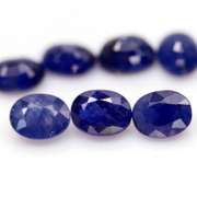 Heavy 13.24ct cobalt blue Sapphire set from Madagascar