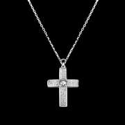 Exceptional Silver Cross Pendant