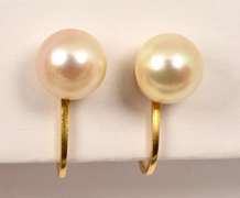 Pearl Earrings for Non-Pierced Ears