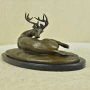 Trophy Antelope Buck Bronze Sculpture