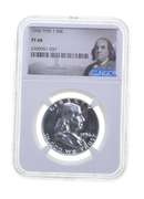 PF68 1956 Franklin Half Dollar - Type 1 - Graded NGC