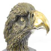 DETAILED EAGLE BRONZE SCULPTURE