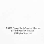 George Barris (1922-2016), "Marilyn Monroe: The Last Shoot" Photograph Printed from the Original Negative, Hand Signed with Letter of Authenticity