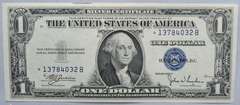 Gem CU $1 1935 C Star Silver Certificate