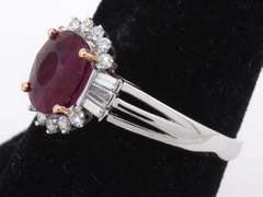 Ravishing Ruby and Diamond Ring