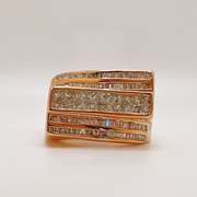 Gent's 14kt Solid Gold & 2.0 Carat Diamond Ring
