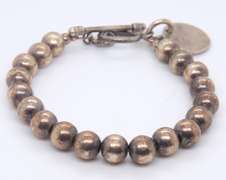 Vintage Sterling Silver Ball Bracelet