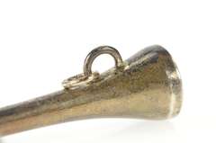 Sterling Silver 3D Ornate Solid Golf Tee Sportsman Charm/Pendant