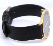 Movado Museum Classic Quartz Black Leather Strap