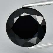 Elegant 7.16ct unheated black Spinel