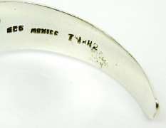 Vintage Taxco Mexico Sterling Cuff Bracelet