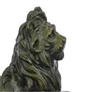 African Lion Wild Life Animal Edition Bronze Sculpture