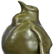 Penguin Chick Bronze Sculpture