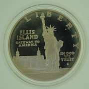 1986-S U.S. Liberty Ellis Island One Dollar Coin