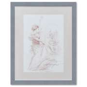 Pino (1939-2010), Framed Original Pencil Drawing, Hand Signed with Letter of Authenticity.