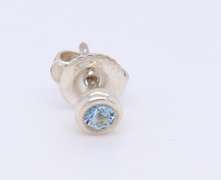Tiffany & Co Elsa Peretti Color by The Yard Aquamarine Single Stud