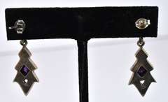 Sterling Silver CZ Earrings