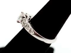 FINE QUALITY 1.45CTW CERTIFIED DIAMOND WEDDING SET