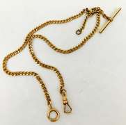 Antique Gold-Filled Watch Chain