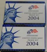 2 each: 2004 PROOF Sets, harder date