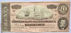 $20 T-67 Confederate States Note