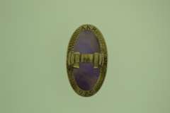 Vintage AKR Amy Kahn Russel Sterling Silver Purple Druzy Agate Ring