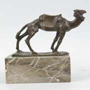 Camel Take a Journey Desert Bronze Sculpture