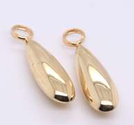 Amazing Yellow Gold Dangle Jacket for Earrings