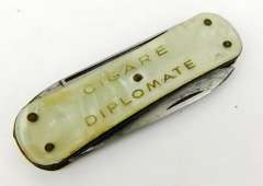 Vintage French Cigar/Cigarette Advertising Pocket Knife