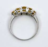 Nice White Gold Citrine Ring