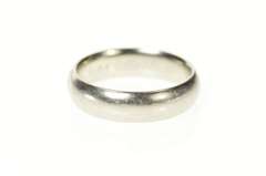 Platinum Men's Cross Design Christian Wedding Band Ring