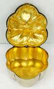 Antique 800 Silver Pansy Box