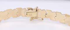 Handsome Two Tone Gold X Bracelet