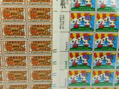 4 U.S. Mail Uncirculated Full Sheets of Stamps