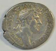 Very Scarce Hadrian Roman Silver Denarius, 117-138 AD