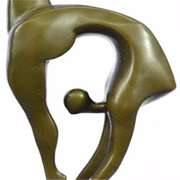 Ballerina Bronze Figure