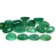 Heavy 7.48ct 18 piece Zambian Emerald set