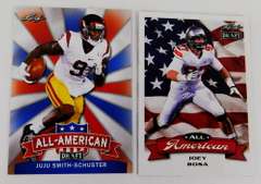 2 Leaf All-American Football Cards
