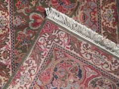 Handmade Wool/Silk Tabriz Design 2.3x10.0