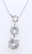 Swarovski Set of Triple Crstal Necklace with Earrings