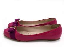 Ferragamo Varina Pink Flats Size 10 W/ Box