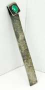 Garcia Native American Sterling Malachite Totem Bookmark