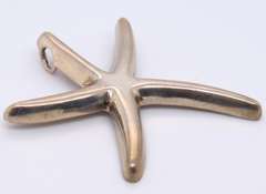 Vintage Sterling Silver Star Pendant