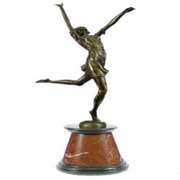 Leaping Dancer Bronze Statue