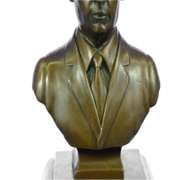 Russian Putin Bust Bronze Statue