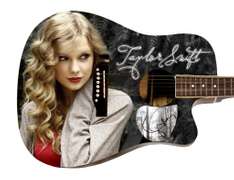 Taylor Swift Autographed Signed Custom Photo Graphics Guitar ACOA