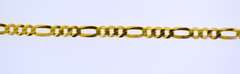 Italian Sterling Silver Figaro Bracelet